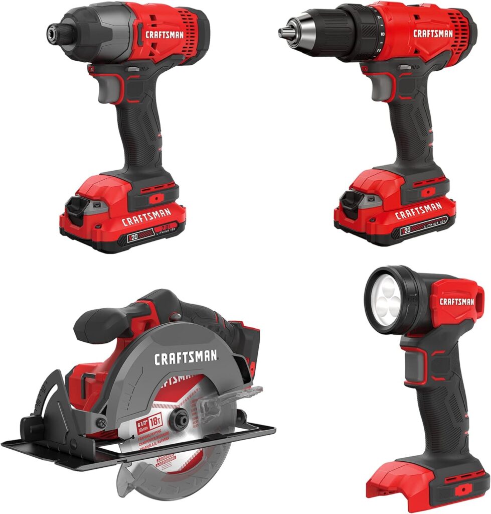CRAFTSMAN 4-Tool Set CMCK401D2AM